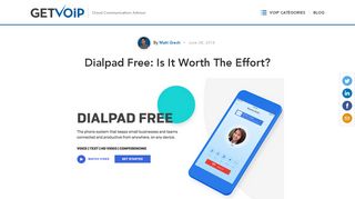 
                            10. Dialpad Free: Is It Worth The Effort? | GetVoIP