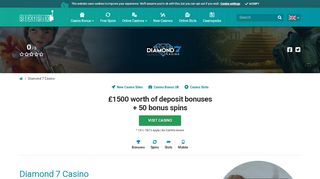 
                            11. Diamond 7 Casino - Get the Best Casino Bonus & Free Spins here