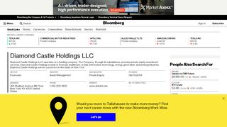 
                            5. Diamond Castle Holdings LLC: Company Profile - Bloomberg