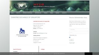 
                            11. DIAMOND EXCHANGE OF SINGAPORE - World Federation of ...