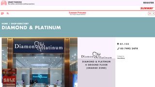 
                            10. Diamond & Platinum - Shop View - Sunway Pyramid