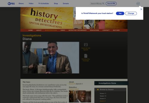 
                            10. Diana | History Detectives | PBS