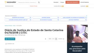 
                            10. Diário de Justiça do Estado de Santa Catarina - 04/10/2018 ...