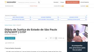 
                            13. Diario de Justiça do Estado de São Paulo - 01/12/2017 - Editais e ...