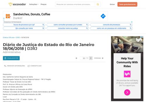 
                            9. Diário de Justiça do Estado do Rio de Janeiro - 18/06/2018 ...