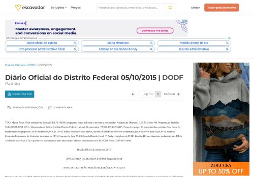 
                            10. Diário Oficial do Distrito Federal - 05/10/2015 - Padrão - Pg. 48 ...