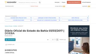
                            10. Diário Oficial do Estado da Bahia - 03/03/2017 - Executivo - Pg. 24 ...