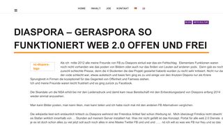 
                            5. Diaspora – Geraspora so funktioniert Web 2.0 offen und frei - webmystik