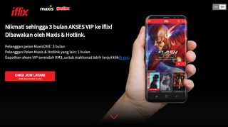 
                            3. Dibawakan oleh Maxis & Hotlink. - iflix