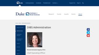 
                            9. DIBS Administration - Duke Institute for Brain Sciences - Duke University
