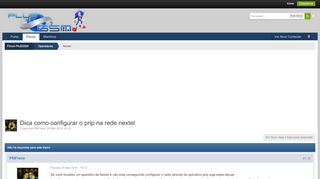 
                            10. Dica como configurar o prip na rede nextel - Nextel - Fórum PluSGSM
