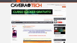 
                            5. Dica Conta Premium Rapidgator - Hacked byWill27br ;) - Cursos, E ...