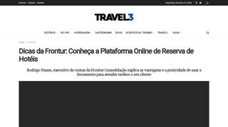 
                            8. Dicas da Frontur: Conheça a Plataforma Online de Reserva de Hotéis -