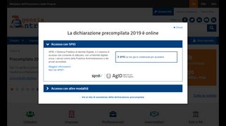 
                            3. Dichiarazione precompilata 2018 - Agenzia delle Entrate