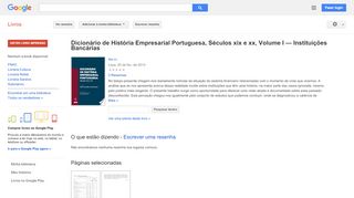 
                            11. Dicionário de História Empresarial Portuguesa, Séculos xix e xx, ...