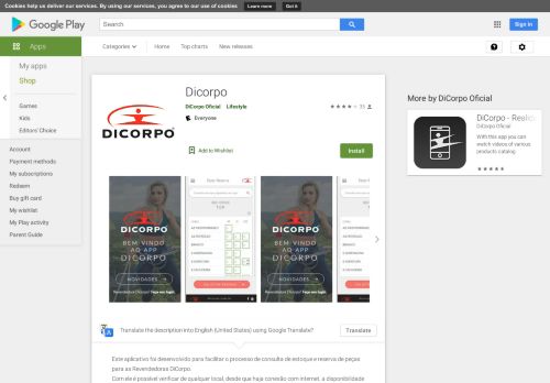 
                            11. Dicorpo – Apps no Google Play