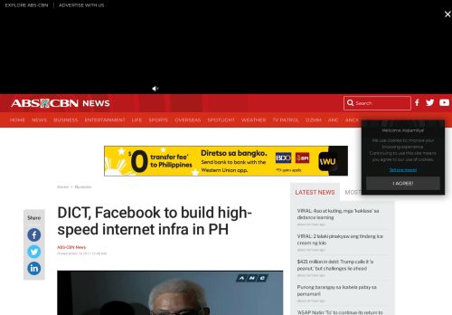 
                            11. DICT, Facebook to build high-speed internet infra in PH | ...