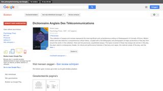 
                            6. Dictionnaire Anglais Des Télécommunications - Résultats Google Recherche de Livres