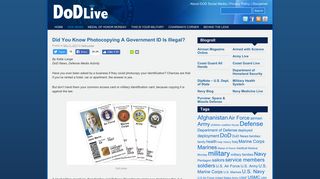 
                            8. Did You Know Photocopying A Government ID Is Illegal? | DoDLive