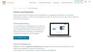 
                            3. Didaktische Lösungen für Lehrer und Dozenten | Elsevier.de