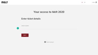 
                            8. Didn't receive an invitation mail? - Melt! Festival | 19. - 21. July 2019