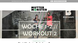 
                            10. Die 1. Woche im Bodyshape-Programm | muttermonster