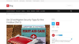 
                            12. Die 10 wichtigsten Security-Tipps für Ihre FritzBox! (Teil 1) - Avira Blog