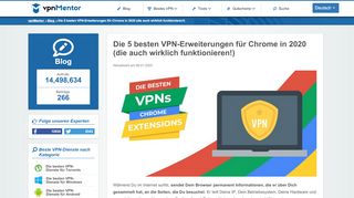 
                            3. Die 5 besten VPN-Erweiterungen für Chrome in 2019 (die auch ...