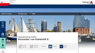 
                            7. Die Alexander von Humboldt II zum Hafengeburtstag zu Gast in ...