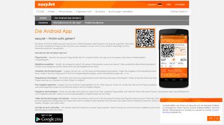 
                            5. Die Android App im Überblick | easyJet - easyJet.com