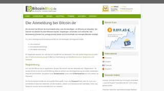 
                            7. Die Anmeldung bei Bitcoin.de – BitcoinBlog.de – das Blog für Bitcoin ...