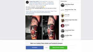 
                            6. Die Arbeit von gestern...kleiner Schädel... - Ledwig Tattoo ... - Facebook