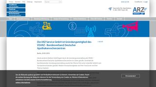 
                            13. Die ARZ Service GmbH ist Gründungsmitglied des VDARZ ...