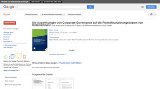 
                            13. Die Auswirkungen von Corporate Governance auf die ...