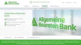 
                            6. Die Beamtenbank im Portrait – Allgemeine Beamten Bank