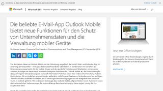 
                            8. Die beliebte E-Mail-App Outlook Mobile bietet neue ... - Microsoft