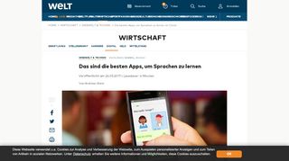 
                            13. Die besten Apps, um Sprachen zu lernen, im Check - WELT