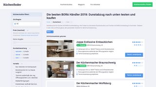 
                            4. Die besten BORA Händler 2019: Dunstabzug nach unten testen und ...