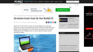 
                            7. Die besten Gratis-Tools für Ihre Notfall-CD - PC-WELT