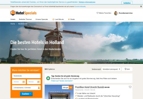 
                            6. Die besten Hotels in Holland | HotelSpecials.de