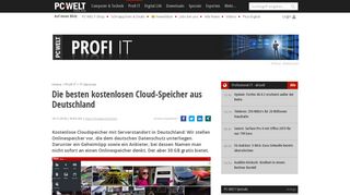 
                            6. Die besten kostenlosen Cloud-Speicher aus Deutschland - PC-WELT