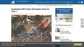 
                            6. Die besten kostenlosen SEO Tools im Test | OSG