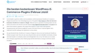 
                            7. Die besten kostenlosen WordPress-E-Commerce-Plugins (Januar ...