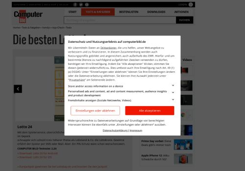 
                            10. Die besten Lotto-Apps - Bilder, Screenshots - COMPUTER BILD