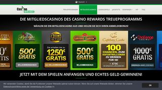 
                            2. Die besten Online Casino Partner - Casino Rewards
