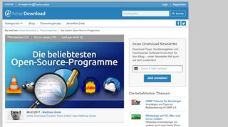 
                            5. Die besten Open-Source-Programme | heise Download