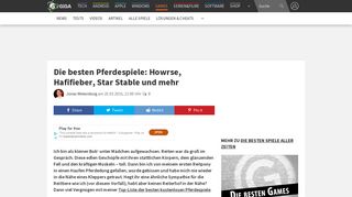 
                            10. Die besten Pferdespiele: Howrse, Hafifieber, Star Stable und mehr ...