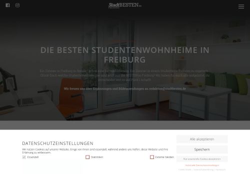 
                            11. Die BESTEN Studentenwohnheime in Freiburg - StadtBESTEN ...