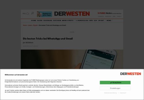 
                            7. Die besten Tricks bei WhatsApp und Gmail - Digital - derwesten.de