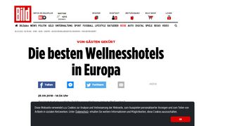 
                            6. Die besten Wellnesshotels in Europa – von Gästen gekürt - Urlaub in ...